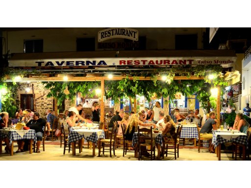 Tatso Mondo Restaurant Agia Galini, Port